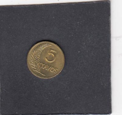 Beschrijving: 5 Centavos LEAF